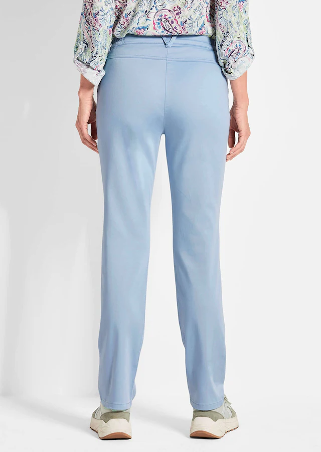 GOLDNER Stoffhose »Kurzgröße Baumwollhose mit Dehnbund« Ohne