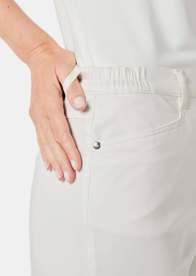 GOLDNER Stoffhose »Kurzgröße Baumwollhose mit Dehnbund« Ohne