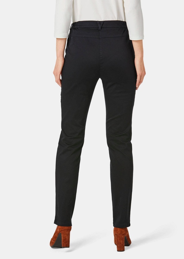 GOLDNER Stoffhose »Kurzgröße Baumwollhose mit Dehnbund« Ohne