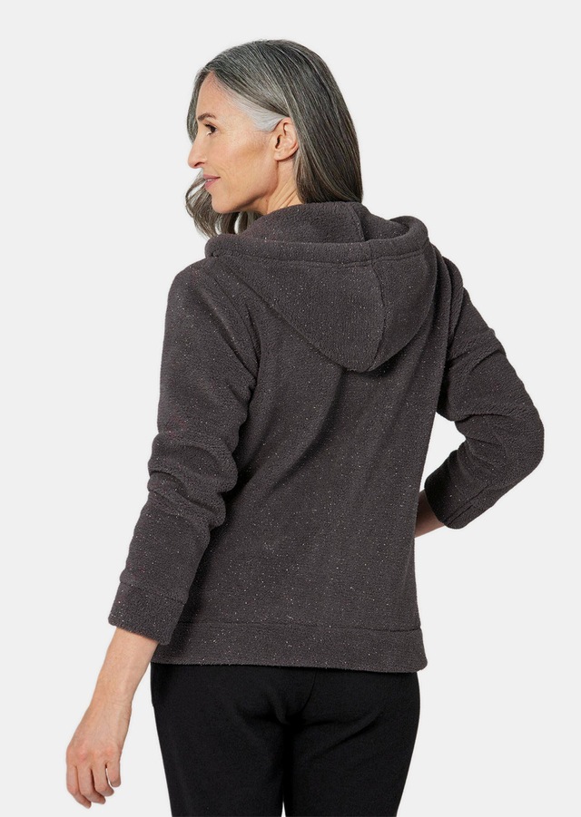 GOLDNER Strickjacke »Kurzgröße Flausch-Freizeitjacke in Blousonform« keine/nicht Relevant