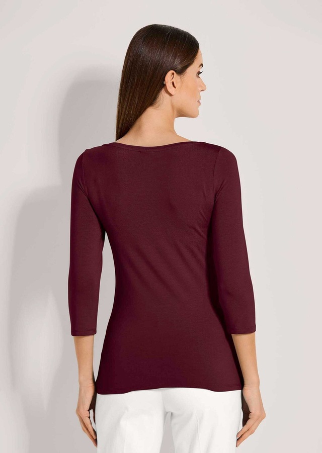 MADELEINE 3/4-Arm-Shirt »Blusenshirt Halbarm Viskose-Oberteil für Damen«