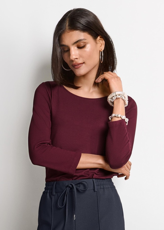 MADELEINE 3/4-Arm-Shirt »Blusenshirt Halbarm Viskose-Oberteil für Damen«