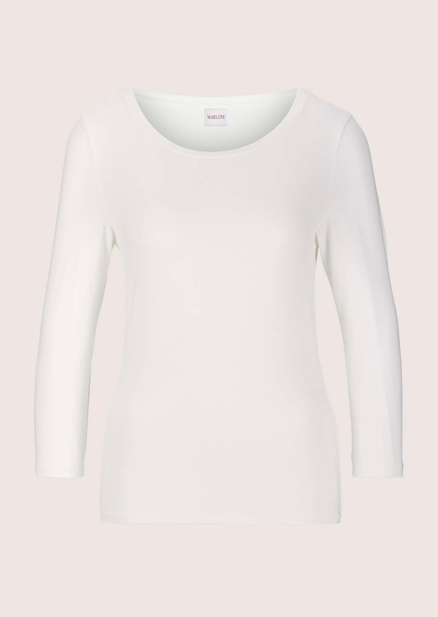 MADELEINE 3/4-Arm-Shirt »Blusenshirt Halbarm Viskose-Oberteil für Damen«
