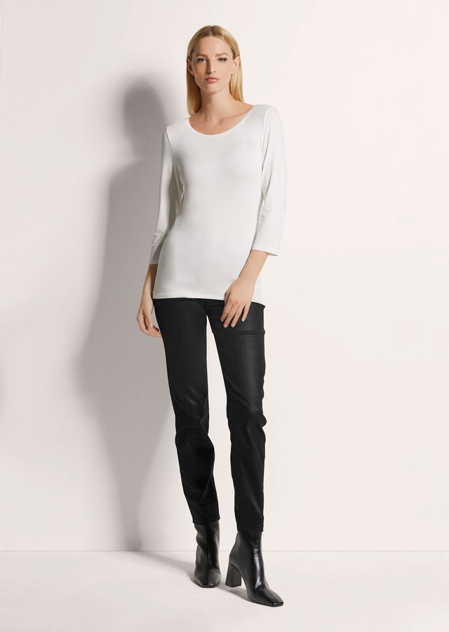 MADELEINE 3/4-Arm-Shirt »Blusenshirt Halbarm Viskose-Oberteil für Damen«