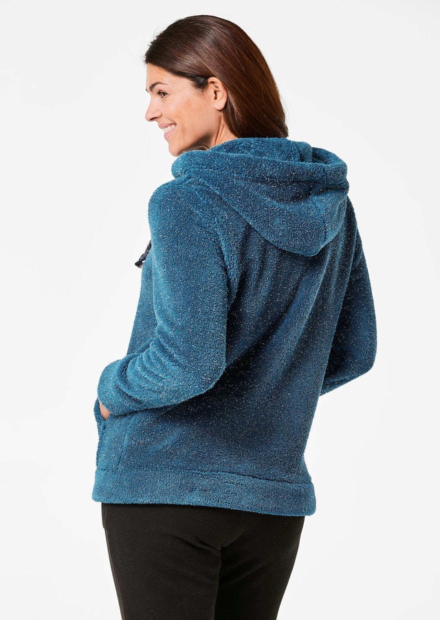 GOLDNER Strickjacke »Kurzgröße Flausch-Freizeitjacke in Blousonform« keine/nicht Relevant