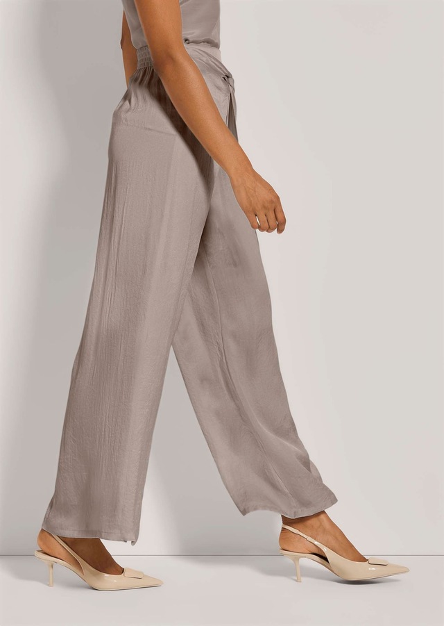 MADELEINE Stoffhose »Palazzo-Hose Sommerliche Stoffhose mit Überwurf« Weite Hose mit Überwurf