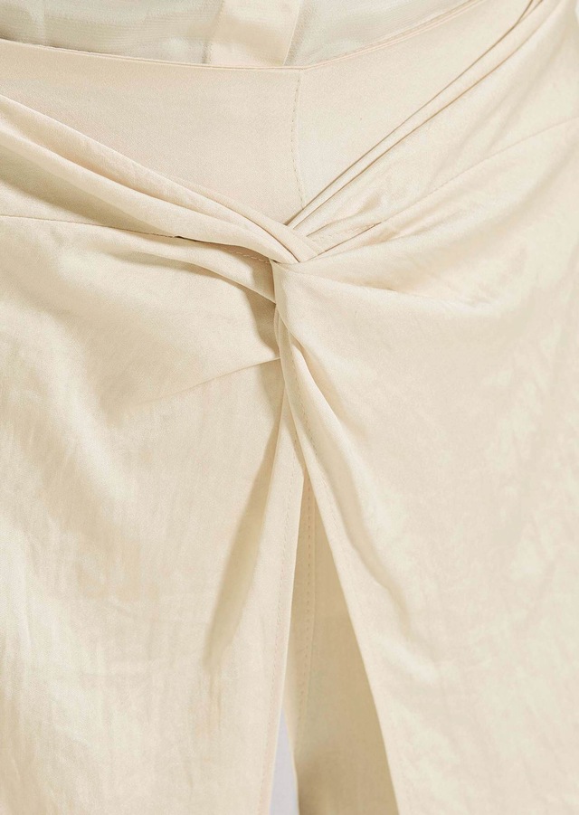 MADELEINE Stoffhose »Palazzo-Hose Sommerliche Stoffhose mit Überwurf« Weite Hose mit Überwurf