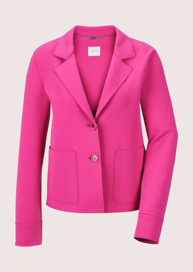 MADELEINE Outdoorjacke »Kurzblazer Trendiger Blazer mit grafischem Muster«