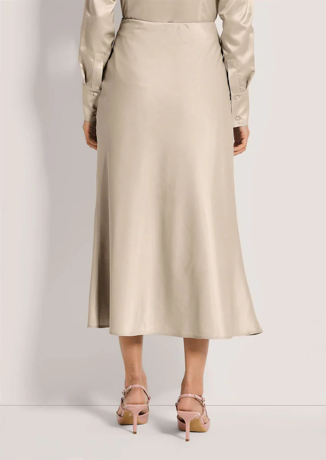 MADELEINE Midirock »Midirock Midi Satinrock für elegante Anlässe« Satin