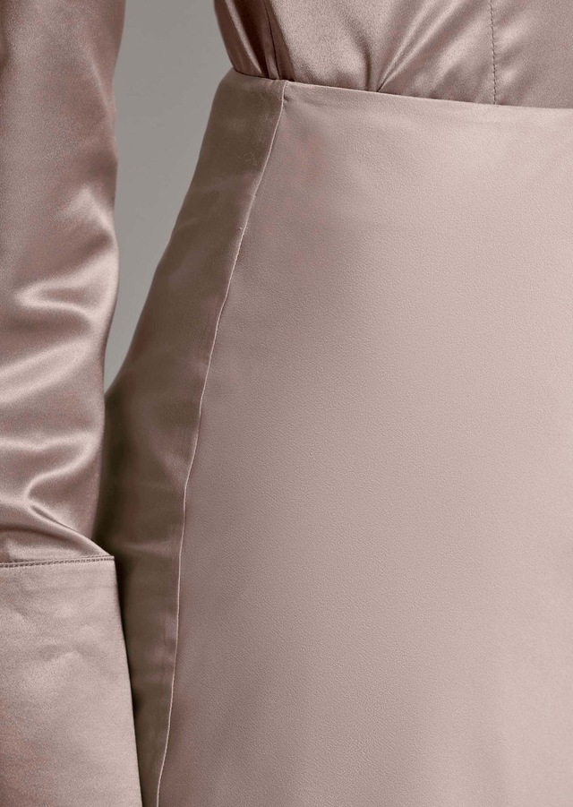 MADELEINE Midirock »Midirock Midi Satinrock für elegante Anlässe« Satin