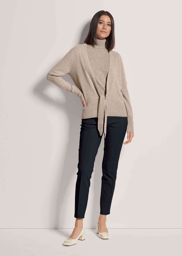 MADELEINE Strickjacke »Strickjacke Kaschmirstrickjacke mit V-Ausschnitt«