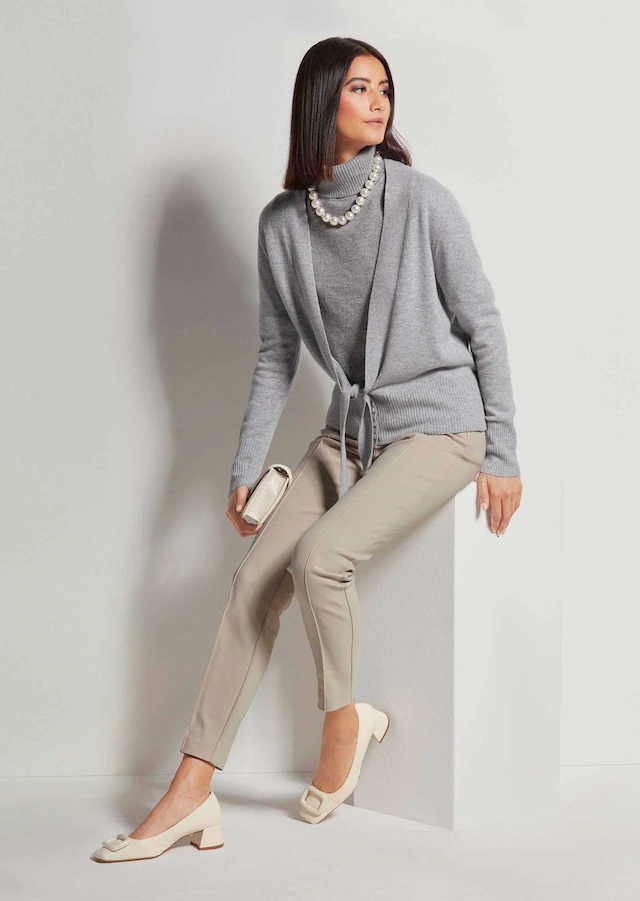MADELEINE Strickjacke »Strickjacke Kaschmirstrickjacke mit V-Ausschnitt«