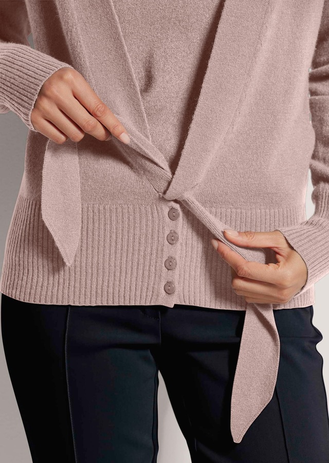 MADELEINE Strickjacke »Strickjacke Kaschmirstrickjacke mit V-Ausschnitt«