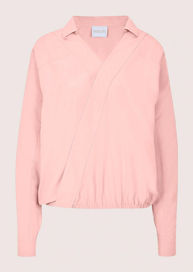 MADELEINE Langarmbluse »Bluse Wickelbluse mit Fledermausärmeln«