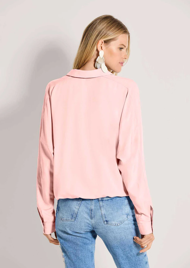MADELEINE Langarmbluse »Bluse Wickelbluse mit Fledermausärmeln«