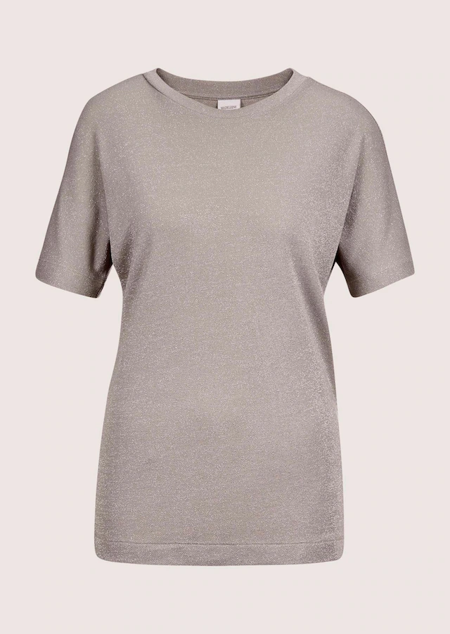 MADELEINE Kurzarmshirt »Glitzershirt Glamouröses Stretch-Oberteil«
