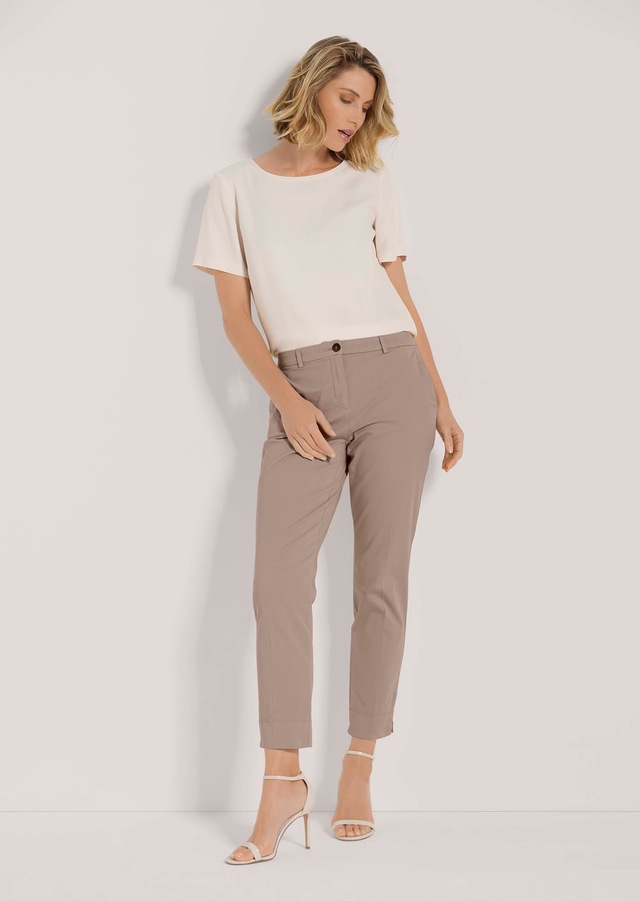 MADELEINE Chinohose »Chino-Hose Moderne Hose mit Bügelfalten, Stretch«