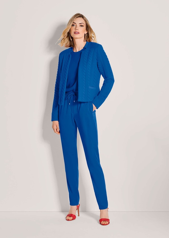 MADELEINE Jackenblazer »Blazer Langarm Jerseyblazer mit Stehkragen«