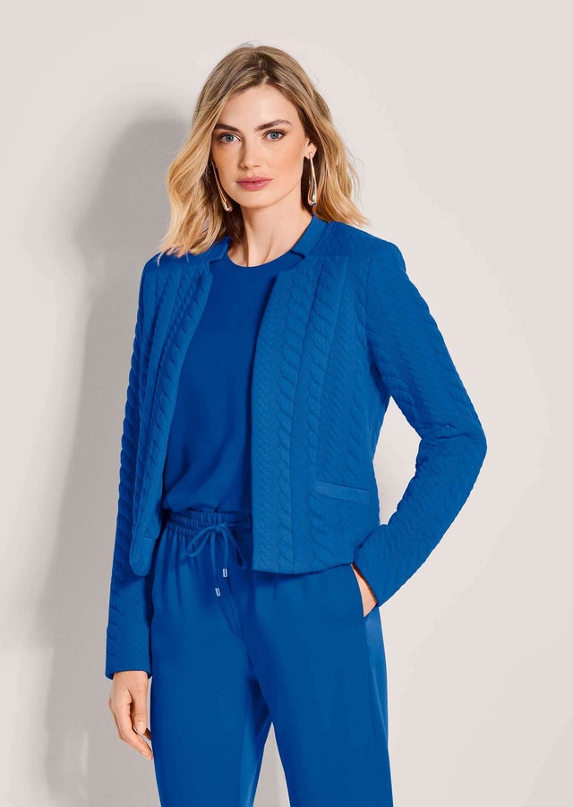 MADELEINE Jackenblazer »Blazer Langarm Jerseyblazer mit Stehkragen«