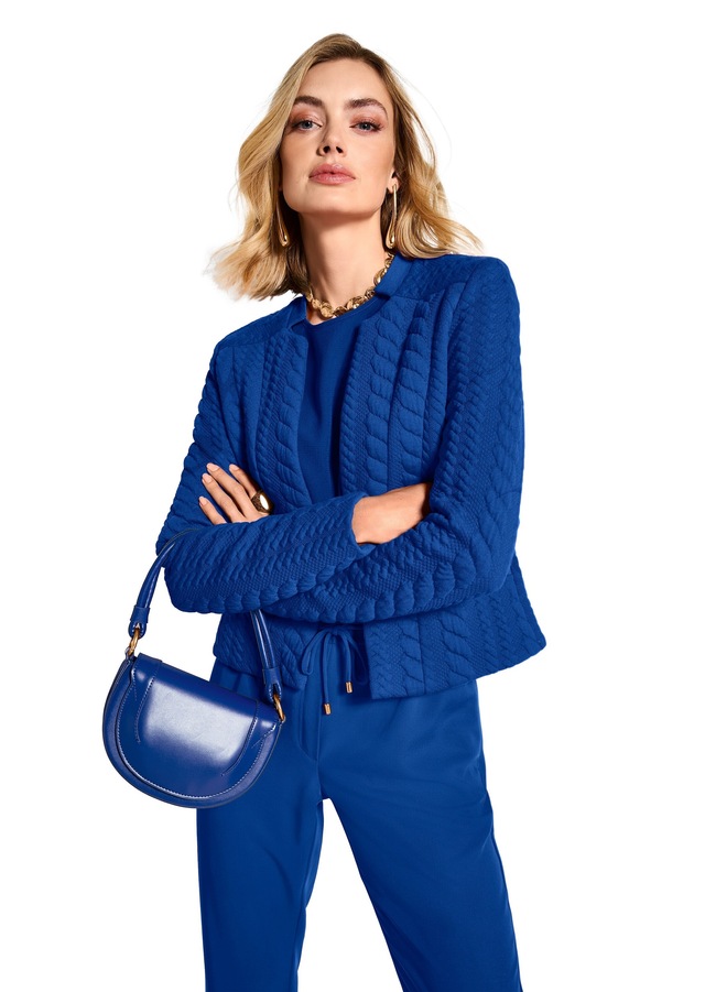 MADELEINE Jackenblazer »Blazer Langarm Jerseyblazer mit Stehkragen«