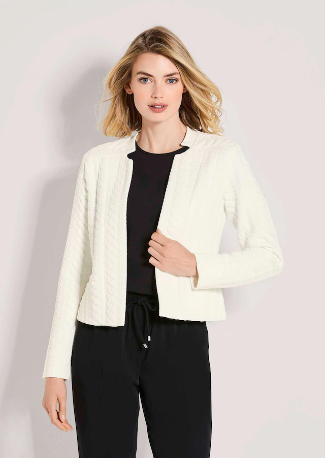 MADELEINE Jackenblazer »Blazer Langarm Jerseyblazer mit Stehkragen«