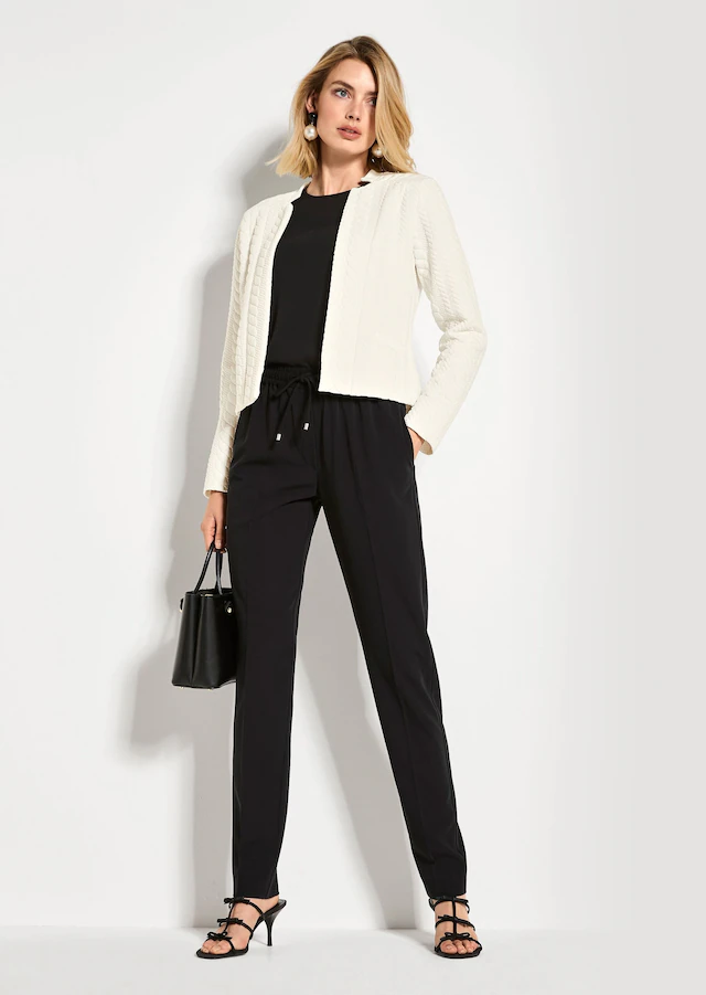MADELEINE Jackenblazer »Blazer Langarm Jerseyblazer mit Stehkragen«