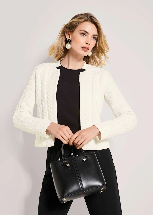 MADELEINE Jackenblazer »Blazer Langarm Jerseyblazer mit Stehkragen«