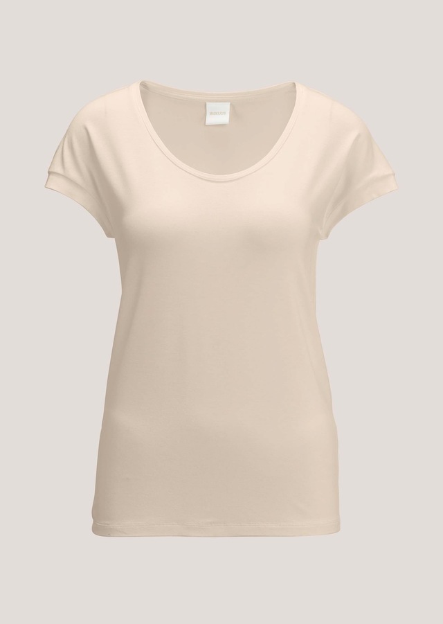 MADELEINE Kurzarmshirt »Jerseybluse Elegantes Viskose-Oberteil« Viskose Jersey