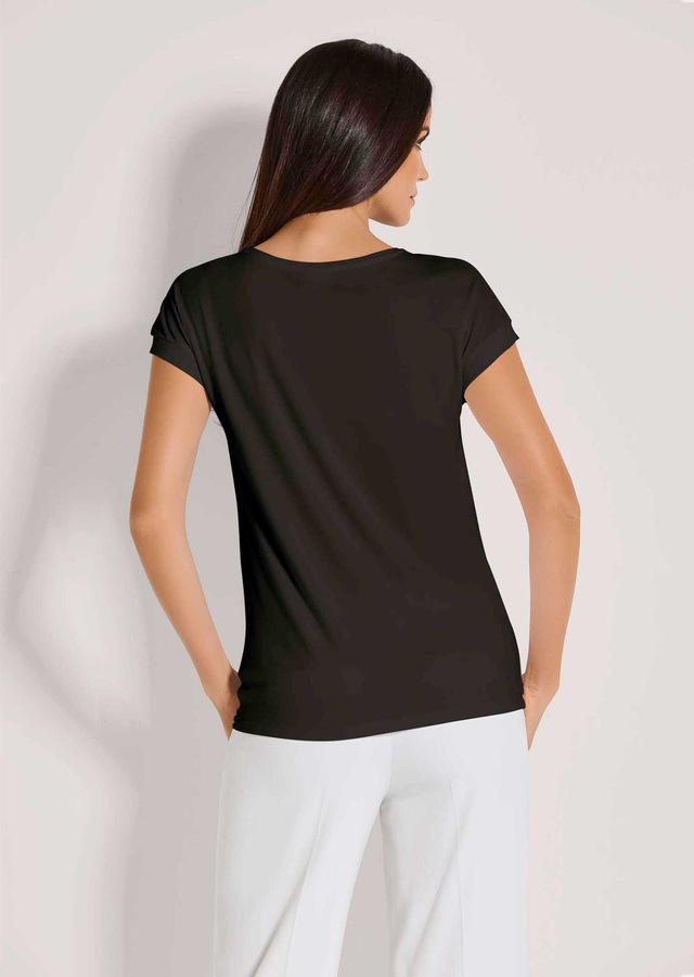 MADELEINE Kurzarmshirt »Jerseybluse Elegantes Viskose-Oberteil« Viskose Jersey