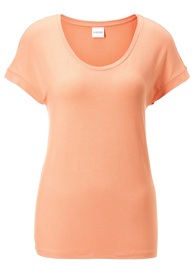 MADELEINE Kurzarmshirt »Jerseybluse Elegantes Viskose-Oberteil« Viskose Jersey