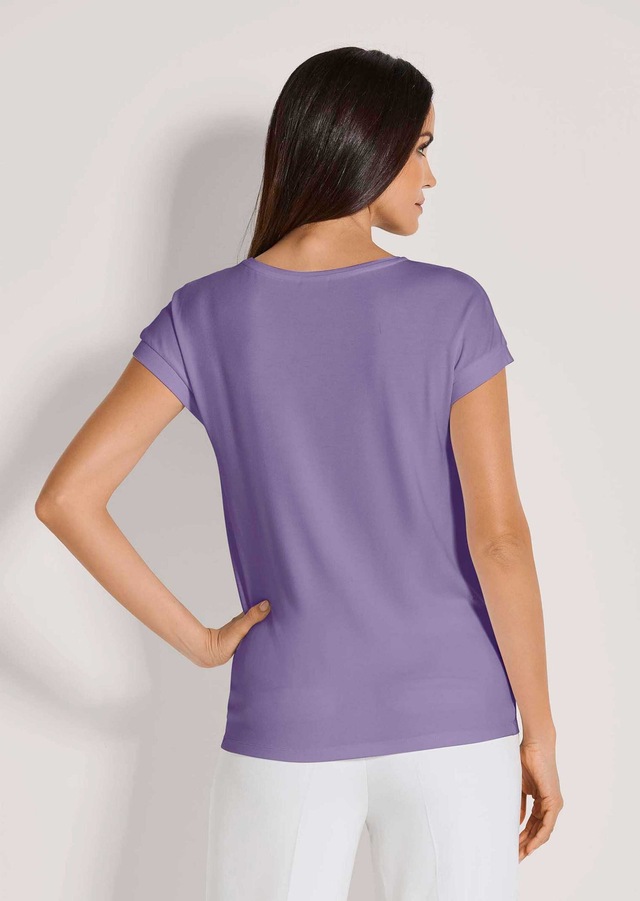 MADELEINE Kurzarmshirt »Jerseybluse Elegantes Viskose-Oberteil« Viskose Jersey