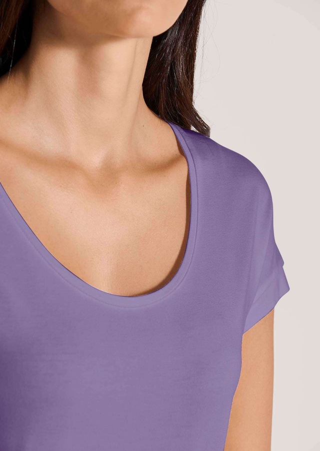 MADELEINE Kurzarmshirt »Jerseybluse Elegantes Viskose-Oberteil« Viskose Jersey