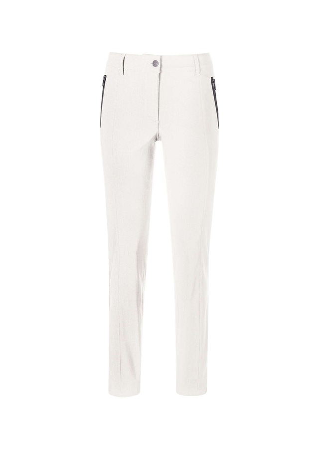 MADELEINE Stoffhose »Hose Schmale Skinny-Hose, Zippertaschen«