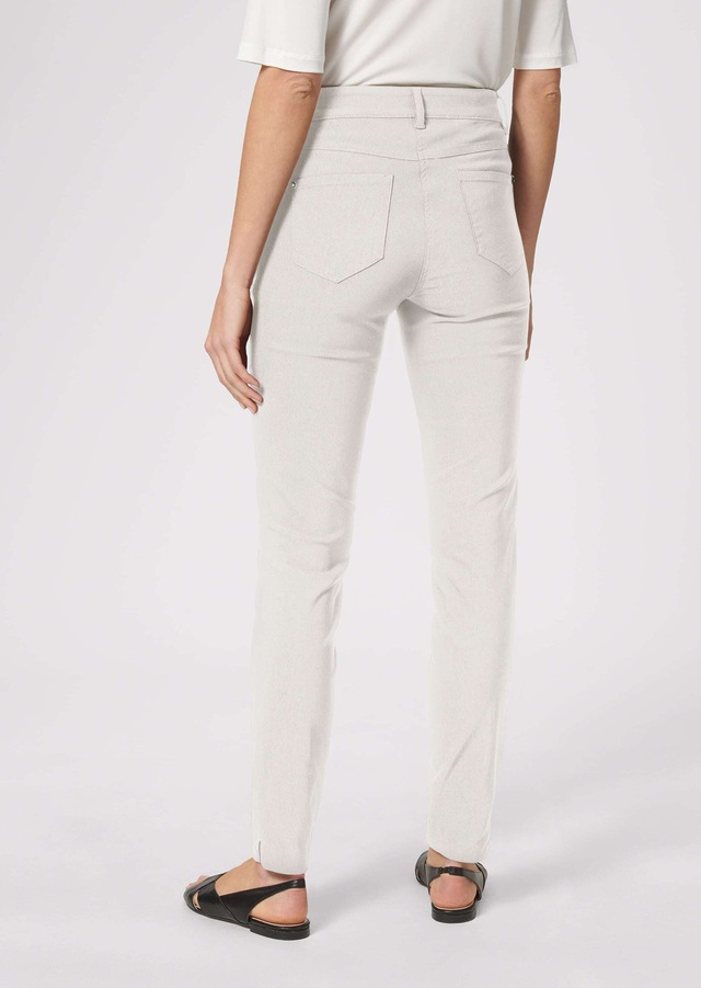 MADELEINE Stoffhose »Hose Schmale Skinny-Hose, Zippertaschen«