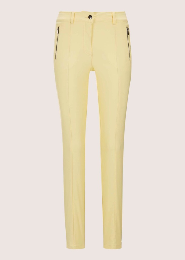 MADELEINE Stoffhose »Hose Schmale Skinny-Hose, Zippertaschen«