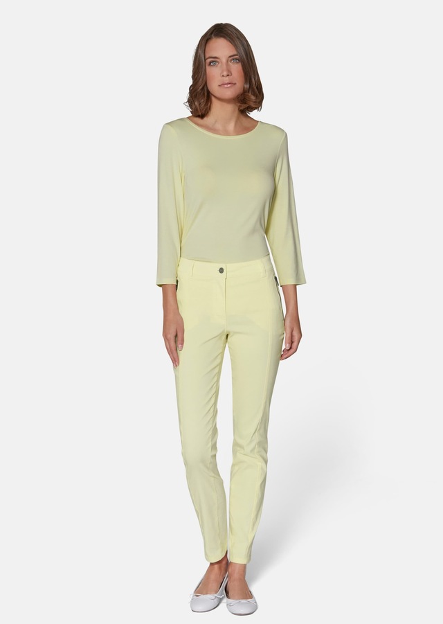 MADELEINE Stoffhose »Hose Schmale Skinny-Hose, Zippertaschen«