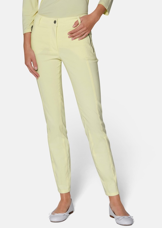 MADELEINE Stoffhose »Hose Schmale Skinny-Hose, Zippertaschen«