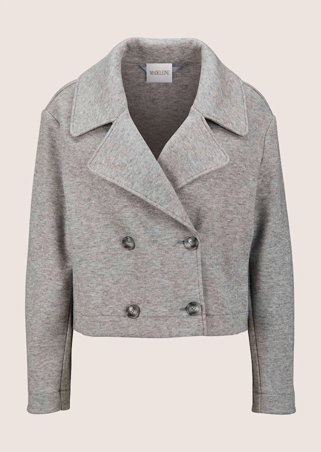 MADELEINE Jerseyblazer »Blazer Zweireihiger Kurzblazer mit Revers«