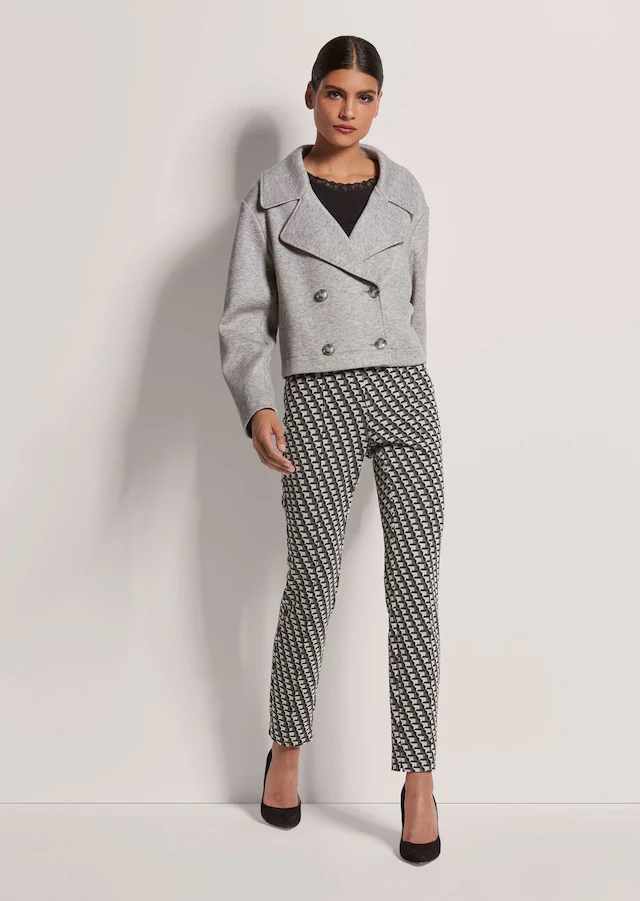 MADELEINE Jerseyblazer »Blazer Zweireihiger Kurzblazer mit Revers«