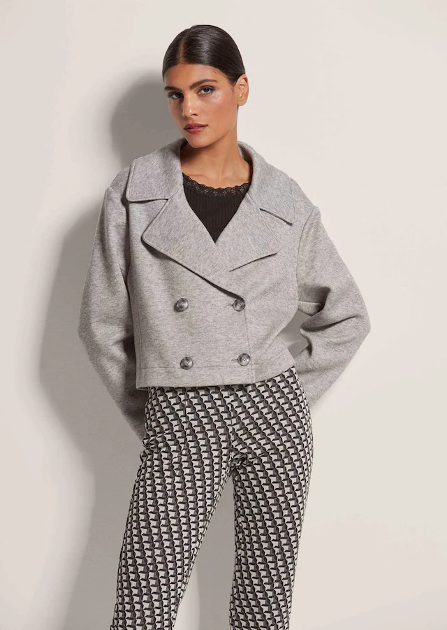 MADELEINE Jerseyblazer »Blazer Zweireihiger Kurzblazer mit Revers«