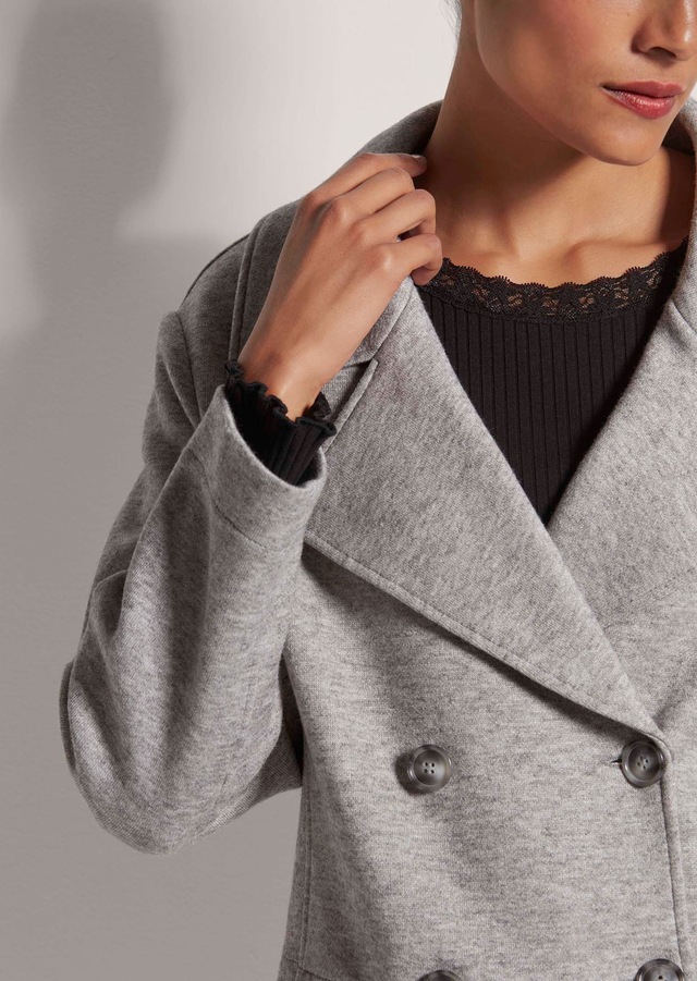 MADELEINE Jerseyblazer »Blazer Zweireihiger Kurzblazer mit Revers«