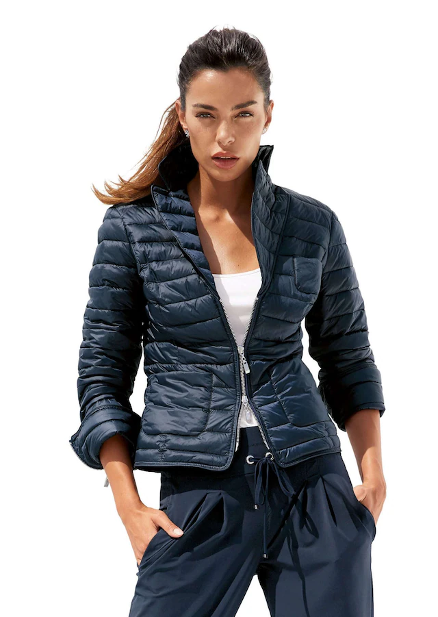 MADELEINE Steppjacke »Steppjacke Wattierte Damenjacke mit sportivem Touch« Zweiwege-Reissverschluß