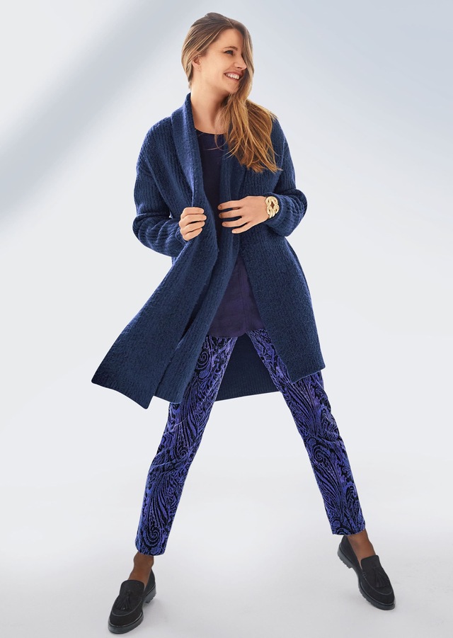 MADELEINE Stoffhose »Hose Schlanke Hose mit Paisley-Print, Stretch«