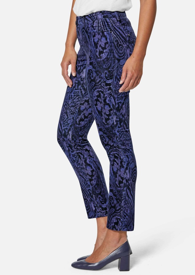MADELEINE Stoffhose »Hose Schlanke Hose mit Paisley-Print, Stretch«