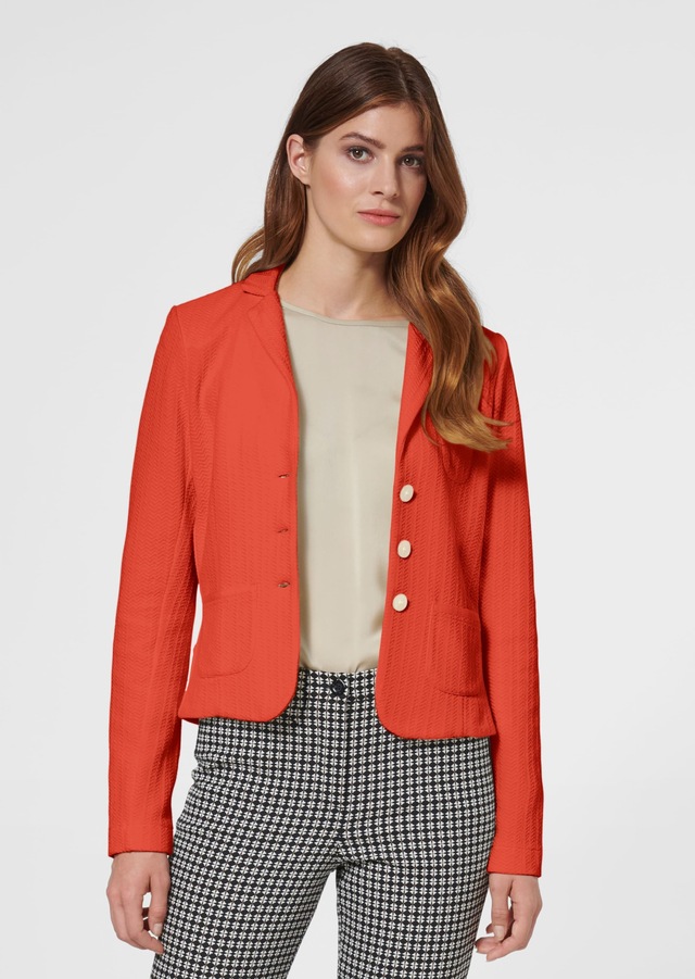 MADELEINE Jackenblazer »Blazer Kurzer Jerseyblazer mit Reverskragen«