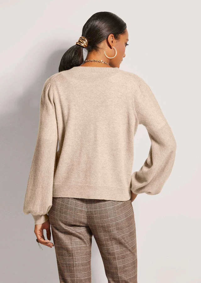 MADELEINE Strickjacke »Strickjacke Kaschmir-Cardigan mit Ballonärmeln« Good-Cashmere-Qualität