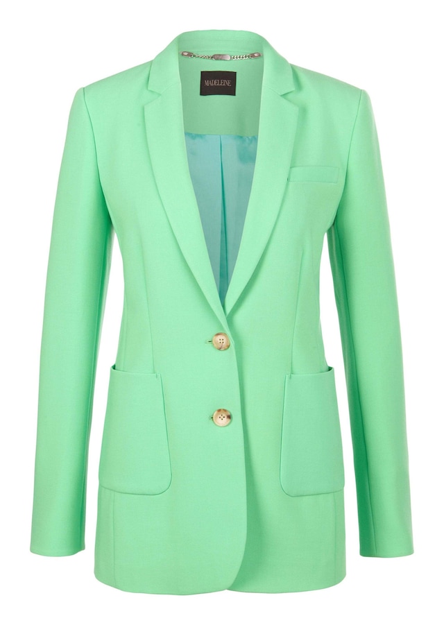 MADELEINE Jackenblazer »Blazer Langer Jersyblazer mit Revers«
