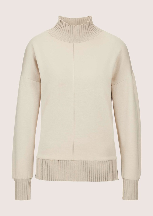 MADELEINE Langarmshirt »Sweatshirt Sportives Sweatshirt mit Stehkragen«