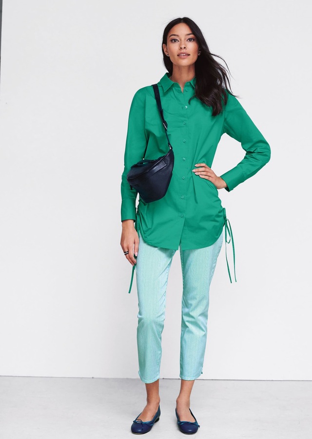 MADELEINE »Jeans Fein gestreifte 7/8-Jeans, Formbund«