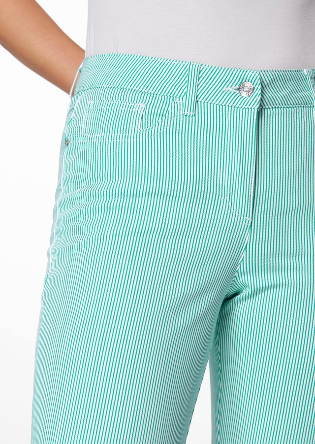 MADELEINE »Jeans Fein gestreifte 7/8-Jeans, Formbund«